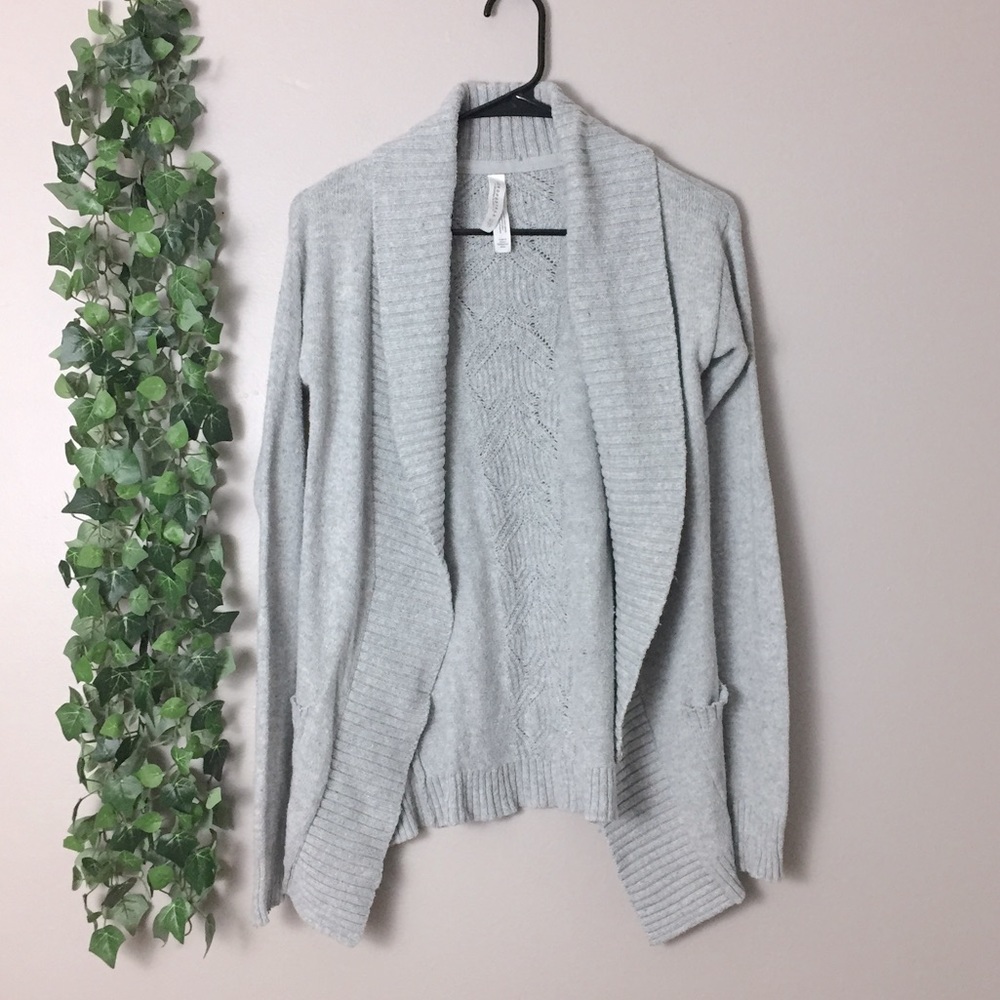 Aeropostale grey Knit Cardigan sweater sz Xs